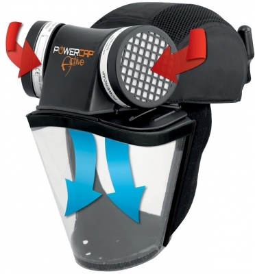 Sistem de respiratie cu presiune pozitiva, protectie la pulberi, JSP Powercap Active